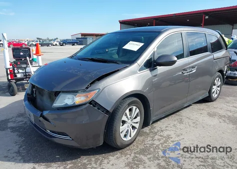 2016 Honda Odyssey Ex-L из США, поврежденный, VIN 5FNRL5H6XGB020420